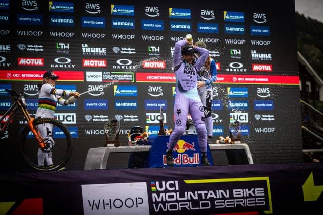 Whoop Downhill Worldcup La Thuile HOFMANN Nina SANTA CRUZ SYNDICATEat Whoop Downhill Worldcup La Thuile, 06 07 2025,in La Thuile,ITA Photo Sebastian Sternemann