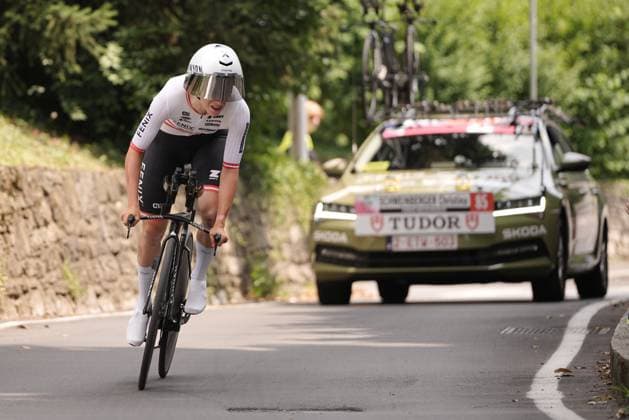 SCHWEINBERGER Christina during the 1st stage of the Giro d™Italia Women, Tudor ITT from Bergamo to Bergamo, Italy Sunday, July 06, 2025. - cycling .  Copyright: xMarcoxAlpozzi LaPressex