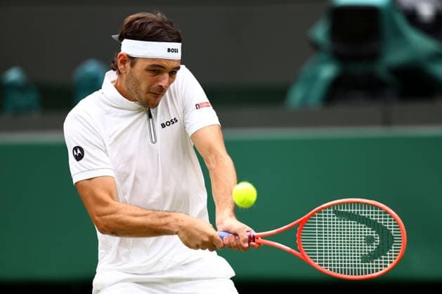 Taylor Fritz during his fourth round match Wimbledon Tennis Championships, Day 7, The All England Lawn Tennis and Croquet Club, London, UK - 06 Jul 2025London The All England Lawn Tennis and United Kingdom  Copyright: xJamesxMarsh Shutterstockx 15387062ae