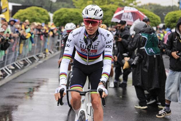 Tadej POGACAR, UAE Team Emirates - XRG, during the Tour de France 2025, UCI WorldTour cycling event, Stage 2, Lauwin-Planque - Boulogne-sur-Mer (209,1 Km) on 6 July 2025 in Boulogne-sur-Mer, France during Tour de France 2025 - Stage 2, Tour De France race in France, France, July 06 2025 Copyright: xStefanoxCavasino IPAxSportx xipa-agency.netx xx IPA_60018947 IPA_Agency_IPA60018947
