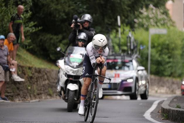 LONGO BORGHINI Elisa during the 1st stage of the Giro d™Italia Women, Tudor ITT from Bergamo to Bergamo, Italy Sunday, July 06, 2025. - cycling .  Copyright: xMarcoxAlpozzi LaPressex