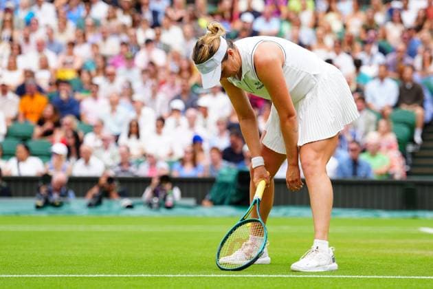 Anastasia Pavlyuchenkova during her fourth round match Wimbledon Tennis Championships, Day 7, The All England Lawn Tennis and Croquet Club, London, UK - 06 Jul 2025London The All England Lawn Tennis and United Kingdom  Copyright: xJavierxGarcia Shutterstockx 15387061at