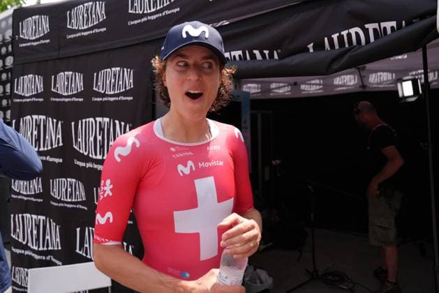 Marlen Reusser (Movistar Team) winner stage during the 1st stage of the Giro d™Italia Women, Tudor ITT from Bergamo to Bergamo, Italy Sunday, July 06, 2025. - cycling .  Copyright: xMassimoxPaolone Lapressex