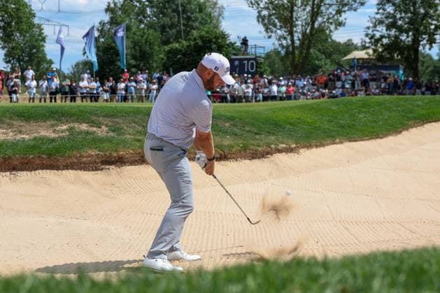 Jordan Smith ENG hits from the bunker, sand, 36 BMW International Open 2025, Golf, DP World Tour, Men, Final, 06 07 2025 Eichenried Bayern Germany Copyright: xkolbert-press ChristianxKolbertx