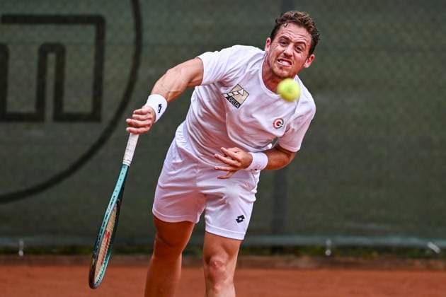 Roberto Carballes Baena ESP 06 07 2025 Tennis 1 Bundesliga Men, TC Bredeney vs TC Großhesselohe, Tennis Club Bredeney, Essen, Copyright: xpepphotox xHorstxMauelshagenx pep00321, pep_20250706_hm_76441