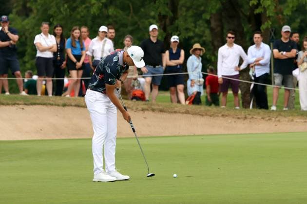BMW International Open, Eichenried, 06 07 2025 Golf, BMW International Open, Eichenried, 06 07 2025, Day 4 Picture Matti, Schmid GER at the putt Copyright: xBEAUTIFULxSPORTS NilsxKoepkex