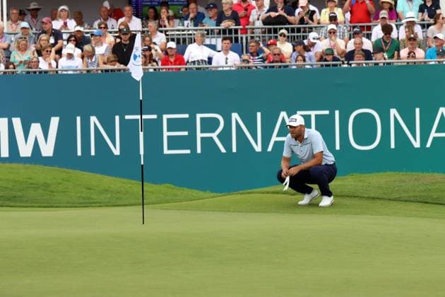 BMW International Open, Eichenried, 06 07 2025 Golf, BMW International Open, Eichenried, 06 07 2025, Day 4 Picture Daniel, Brown ENG before putt Copyright: xBEAUTIFULxSPORTS NilsxKoepkex