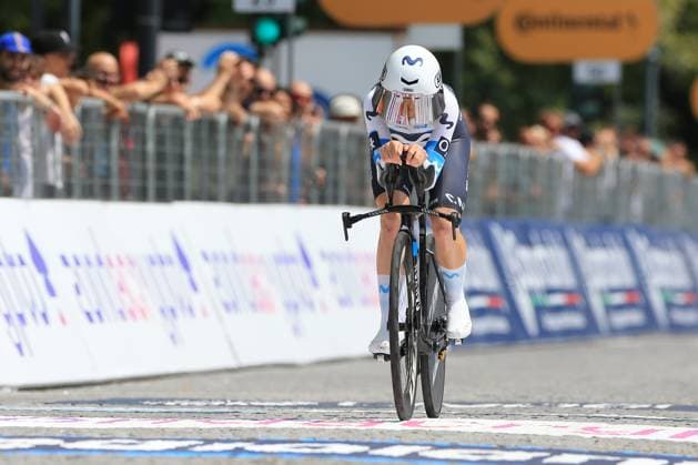 UCI Cycling Race Women Giro d Italia 2025 Pierre Teyssot MAXPPP ; UCI Cycling Race Women Giro d Italia 2025 at Bergamo, Italy on July 6, 2025. Individual Time Trial 14.2 km, in action Aude Biannic (FRA). Pierre Teyssot Maxppp Bergamo Italy  Copyright: xMAXPPPxPierrexTeyssotx PT1_5892 PT1_5892