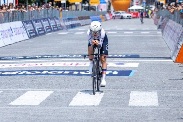 Elisa Longo Borghini during Giro d Italia Women - Stage 1 - Bergamo Bergamo, Giro d Italia race in Bergamo, Italy, July 06 2025  Copyright: xTommasoxBerardi IPAxSportx xipa-agency.netx xx IPA_60020629 IPA_Agency_IPA60020629