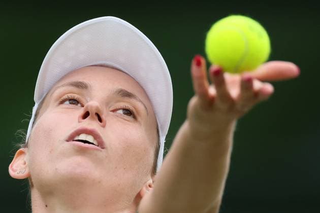 Belgian Elise Mertens pictured during a tennis match between Belgian Mertens and Belarusian Sabalenka, in the round of 16 of the women s singles at the 2025 Wimbledon grand slam tournament, Sunday 06 July 2025 at the All England Tennis Club, in South-West London, Britain. BENOITxDOPPAGNE  x128545394x