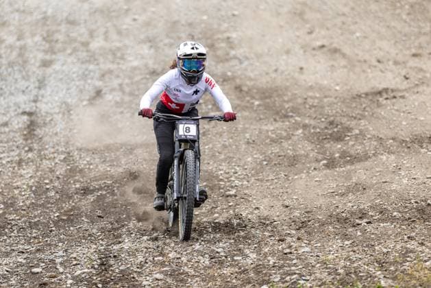 Whoop Downhill Worldcup La Thuile NEF Gianna at Whoop Downhill Worldcup La Thuile, 06 07 2025,in La Thuile,ITA Photo Sebastian Sternemann