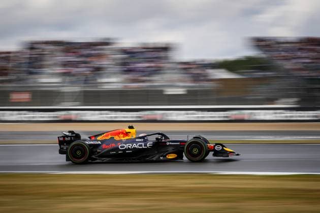 SILVERSTONE - Max Verstappen (Red Bull Racing) in action on the Silverstone circuit before the Great Britain Grand Prix. ANP SEM VAN DER WAL xVIxANPxSportx xxANPxIVx 531034358 originalFilename: 531034358.jpg