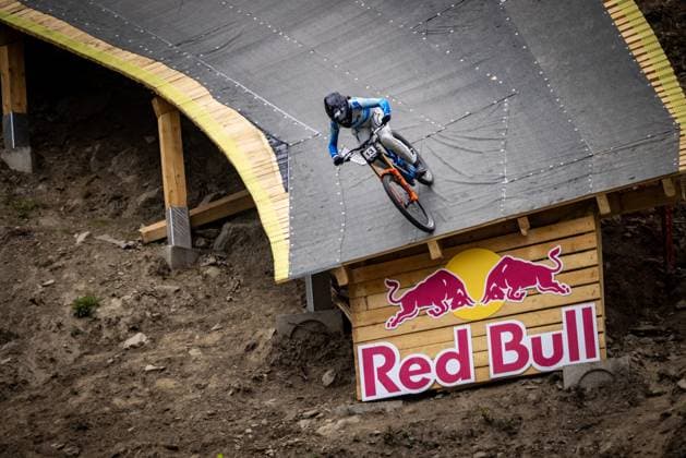 Whoop Downhill Worldcup La Thuile WIDMANN Veronika MONDRAKER FACTORY RACING DHat Whoop Downhill Worldcup La Thuile, 06 07 2025,in La Thuile,ITA Photo Sebastian Sternemann