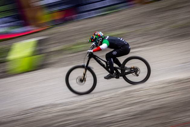 Whoop Downhill Worldcup La Thuile PALAZZARI Davideat Whoop Downhill Worldcup La Thuile, 06 07 2025,in La Thuile,ITA Photo Sebastian Sternemann