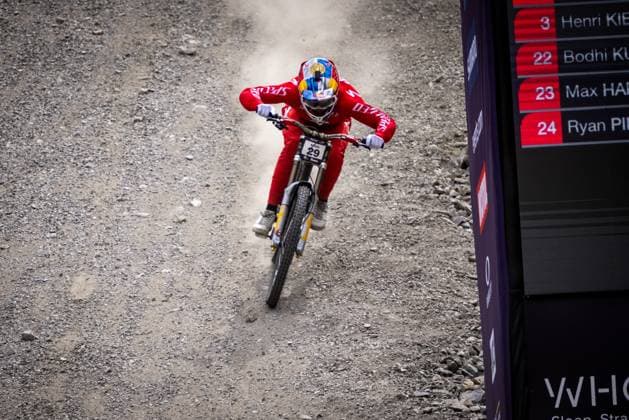 Whoop Downhill Worldcup La Thuile BRUNI Loic SPECIALIZED GRAVITYat Whoop Downhill Worldcup La Thuile, 06 07 2025,in La Thuile,ITA Photo Sebastian Sternemann