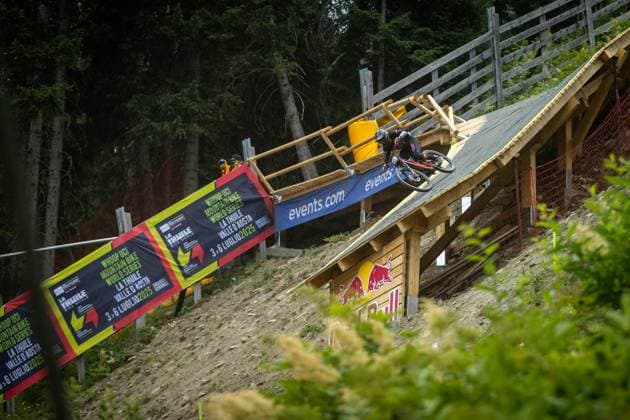 Whoop Downhill Worldcup La Thuile INTROZZI Stefanoat Whoop Downhill Worldcup La Thuile, 06 07 2025,in La Thuile,ITA Photo Sebastian Sternemann