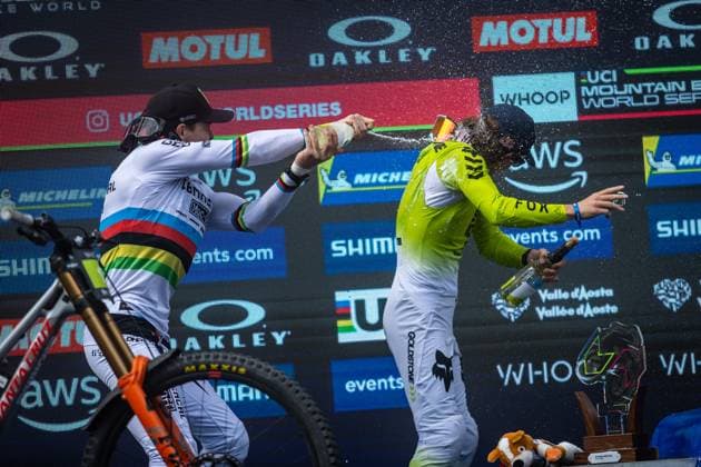 Whoop Downhill Worldcup La Thuile GOLDSTONE Jackson SANTA CRUZ SYNDICATEat Whoop Downhill Worldcup La Thuile, 06 07 2025,in La Thuile,ITA Photo Sebastian Sternemann