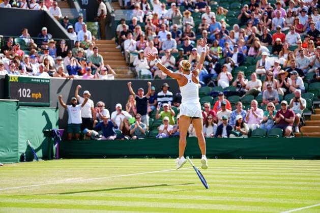 Laura Siegemund celebrates victory in her fourth round match Wimbledon Tennis Championships, Day 7, The All England Lawn Tennis and Croquet Club, London, UK - 06 Jul 2025London The All England Lawn Tennis and United Kingdom  Copyright: xJavierxGarcia Shutterstockx 15387061dt