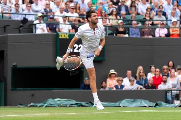 2025-07-06 Wimbledon 2025 LONDON, ENGLAND - JULY 6: Cameron Norrie of Great Britain during Wimbledon 2025 at All England Lawn Tennis & Croquet Club on July 6, 2025 in London, England. London All England Lawn Tennis & Croquet Club England Content not available for redistribution in The Netherlands directly or indirectly through any third parties. Copyright: xMarleenxFouchierx