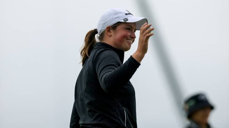 KPMG Women s Irish Open 2025, Carton House, Maynooth 6 7 2025 Lottie Woad¯celebrates winning Lottie Woad¯celebrates winning 6 7 2025  Copyright: x INPHO LaszloxGeczox 0N8A0147