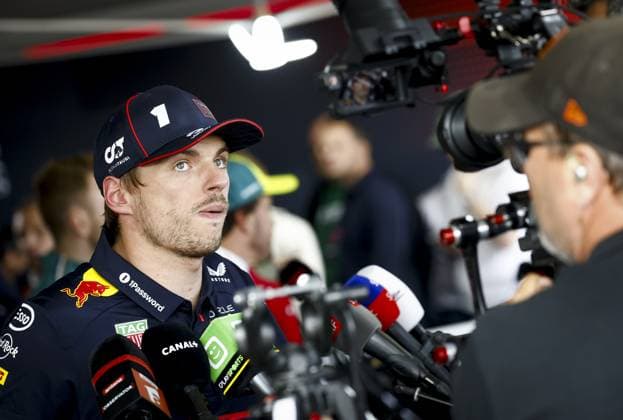 SILVERSTONE - Max Verstappen (Red Bull Racing) after the end of the Great Britain Grand Prix. ANP SEM VAN DER WAL xVIxANPxSportx xxANPxIVx 531036136 originalFilename: 531036136.jpg