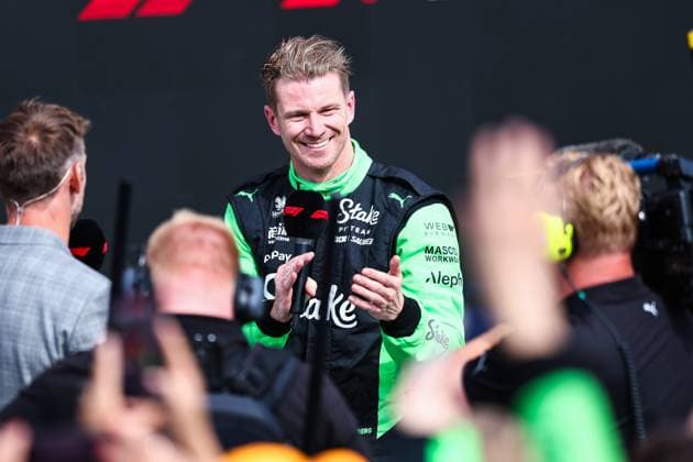 F1 - BRITISH GRAND PRIX 2025 HULKENBERG Nico (ger), Stake F1 Team Kick C45, portrait during the Formula 1 Qatar Airways British Grand Prix 2025, 12th round of the 2025 FIA Formula One World Championship, WM, Weltmeisterschaft from July 4 to 6, 2025 on the Silverstone Circuit, in Silverstone, United Kingdom - SilverstoneUnited Kingdom  Copyright: xEricxAlonsox