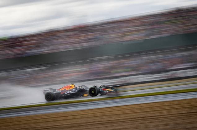 SILVERSTONE - Max Verstappen (Red Bull Racing) in action on the Silverstone circuit before the Great Britain Grand Prix. ANP SEM VAN DER WAL xVIxANPxSportx xxANPxIVx 531038173 originalFilename: 531038173.jpg