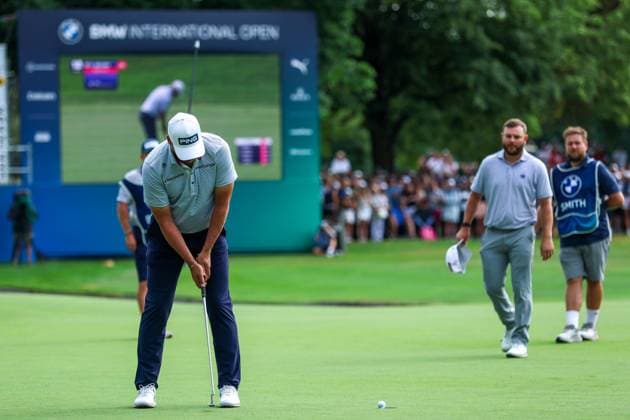 Golf DP World Tour European Tour Day 4 Final Day BMW International Open 2025 on 06 07 2025 at Golf Club Eichenried Daniel Brown England with the put to win the BMW International Open 2025 xMSx
