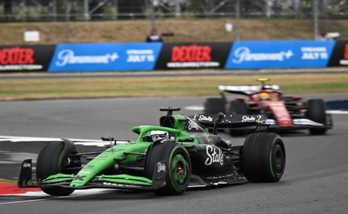 6th July 2025; Silverstone Circuit, Northamptonshire, England; Formula 1 2025 Qatar Airways British F1 Grand Prix; Race Day; Nico Hulkenberg in the Ferrari 066 15 powered Kick Sauber-Ferrari C45 car during the British Grand Prix race  ActionPlus12810874 SimonxWest