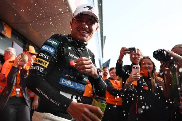 F1 British Grand Prix 2025 Lando Norris of McLaren after the Formula 1 British Grand Prix at Silverstone Circuit in Northampton, Great Britain on July 6, 2025. Northampton United Kingdom  Copyright: xJakubxPorzyckix originalFilename:porzycki-f1britis250706_np4WF.jpg