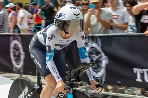 LIPPERT Liane (GER), Movistar Team during Bergamo-Bergamo Tudor ITT, Giro d Italia Women 2025, Bergamo, Italy on July 6, 2025 during Giro d Italia Women - Stage 1 - Bergamo Bergamo, Giro d Italia race in Bergamo, Italy, July 06 2025  Copyright: xValerioxOrigo IPAxSportx xipa-agency.netx xx IPA_60029470 IPA_Agency_IPA60029470