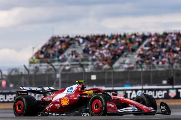 06 07 2025, Silverstone Circuit, Silverstone, FORMULA 1 QATAR AIRWAYS BRITISH GRAND PRIX 2025 , in the picture Lewis Hamilton GBR , Scuderia Ferrari HP Photo by Martin Trenkler Hasan Bratic DeFodi Images