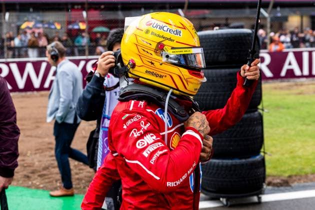 06 07 2025, Silverstone Circuit, Silverstone, FORMULA 1 QATAR AIRWAYS BRITISH GRAND PRIX 2025 , in the picture Lewis Hamilton GBR , Scuderia Ferrari HP Photo by Martin Trenkler Hasan Bratic DeFodi Images