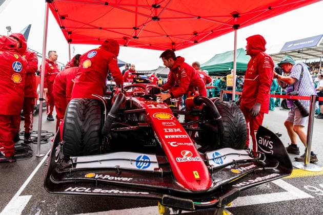06 07 2025, Silverstone Circuit, Silverstone, FORMULA 1 QATAR AIRWAYS BRITISH GRAND PRIX 2025 , in the picture Charles Leclerc MCO , Scuderia Ferrari HP Photo by Martin Trenkler Hasan Bratic DeFodi Images