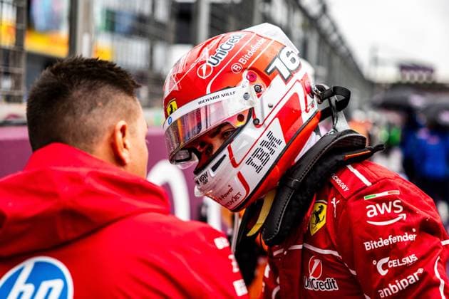 06 07 2025, Silverstone Circuit, Silverstone, FORMULA 1 QATAR AIRWAYS BRITISH GRAND PRIX 2025 , in the picture Charles Leclerc MCO , Scuderia Ferrari HP Photo by Martin Trenkler Hasan Bratic DeFodi Images