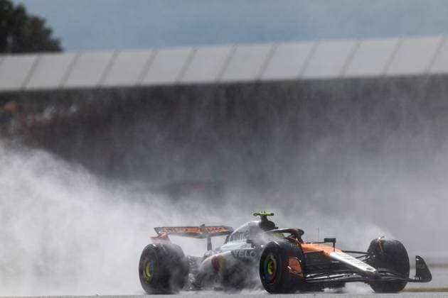 06 07 2025, Silverstone Circuit, Silverstone, FORMULA 1 QATAR AIRWAYS BRITISH GRAND PRIX 2025 , in the picture winner Lando Norris GBR , McLaren F1 Team Photo by Martin Trenkler Hasan Bratic DeFodi Images