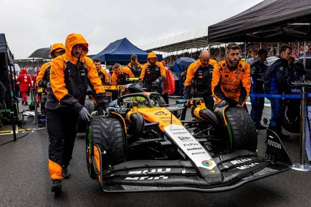 06 07 2025, Silverstone Circuit, Silverstone, FORMULA 1 QATAR AIRWAYS BRITISH GRAND PRIX 2025 , in the picture winner Lando Norris GBR , McLaren F1 Team Photo by Martin Trenkler Hasan Bratic DeFodi Images