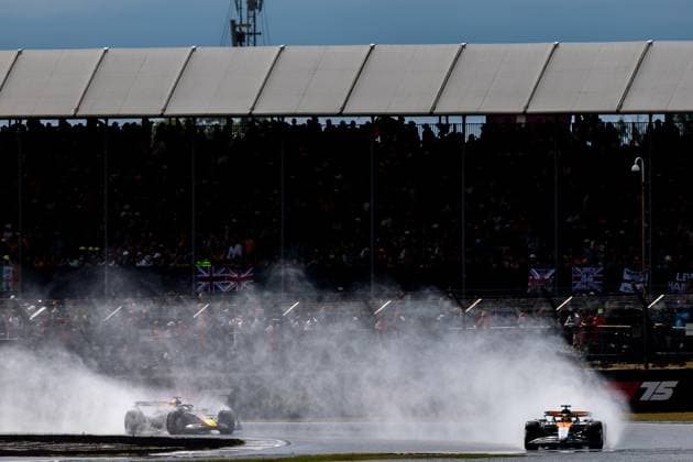 06 07 2025, Silverstone Circuit, Silverstone, FORMULA 1 QATAR AIRWAYS BRITISH GRAND PRIX 2025 , in the picture 2nd place for Oscar Piastri AUS , McLaren F1 Team Photo by Martin Trenkler Hasan Bratic DeFodi Images