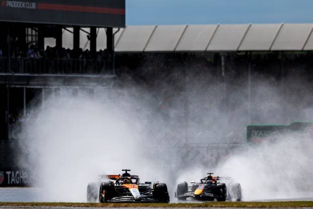 06 07 2025, Silverstone Circuit, Silverstone, FORMULA 1 QATAR AIRWAYS BRITISH GRAND PRIX 2025 , in the picture 2nd place for Oscar Piastri AUS , McLaren F1 Team Photo by Martin Trenkler Hasan Bratic DeFodi Images