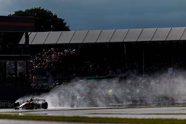 06 07 2025, Silverstone Circuit, Silverstone, FORMULA 1 QATAR AIRWAYS BRITISH GRAND PRIX 2025 , in the picture 2nd place for Oscar Piastri AUS , McLaren F1 Team Photo by Martin Trenkler Hasan Bratic DeFodi Images