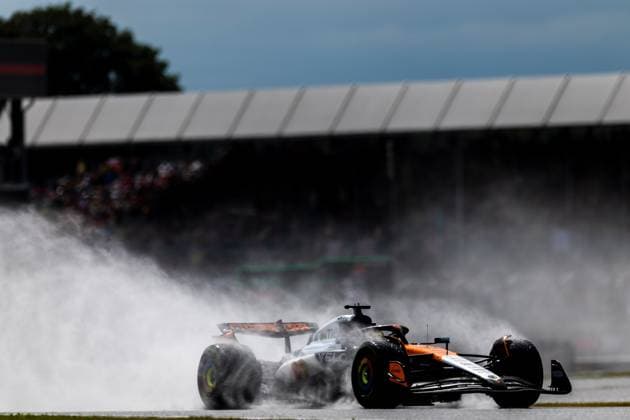 06 07 2025, Silverstone Circuit, Silverstone, FORMULA 1 QATAR AIRWAYS BRITISH GRAND PRIX 2025 , in the picture 2nd place for Oscar Piastri AUS , McLaren F1 Team Photo by Martin Trenkler Hasan Bratic DeFodi Images