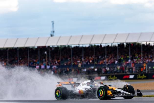 06 07 2025, Silverstone Circuit, Silverstone, FORMULA 1 QATAR AIRWAYS BRITISH GRAND PRIX 2025 , in the picture 2nd place for Oscar Piastri AUS , McLaren F1 Team Photo by Martin Trenkler Hasan Bratic DeFodi Images