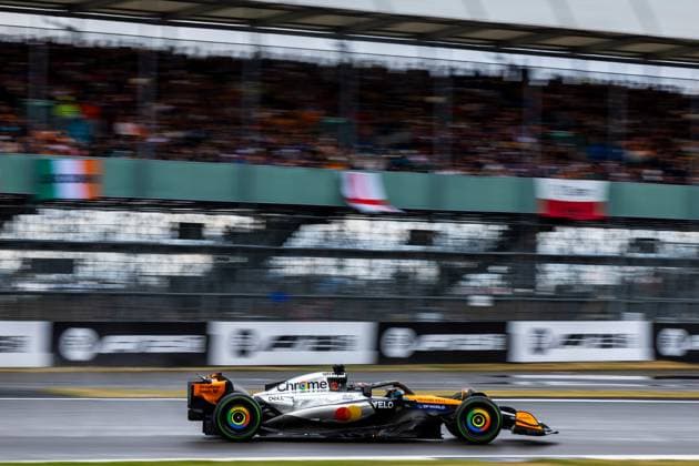 06 07 2025, Silverstone Circuit, Silverstone, FORMULA 1 QATAR AIRWAYS BRITISH GRAND PRIX 2025 , in the picture 2nd place for Oscar Piastri AUS , McLaren F1 Team Photo by Martin Trenkler Hasan Bratic DeFodi Images