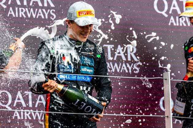 06 07 2025, Silverstone Circuit, Silverstone, FORMULA 1 QATAR AIRWAYS BRITISH GRAND PRIX 2025 , in the picture 2nd place for Oscar Piastri AUS , McLaren F1 Team Photo by Martin Trenkler Hasan Bratic DeFodi Images