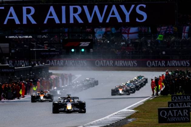 06 07 2025, Silverstone Circuit, Silverstone, FORMULA 1 QATAR AIRWAYS BRITISH GRAND PRIX 2025 , in the picture Max Verstappen NLD , Oracle Red Bull Racing Photo by Martin Trenkler Hasan Bratic DeFodi Images