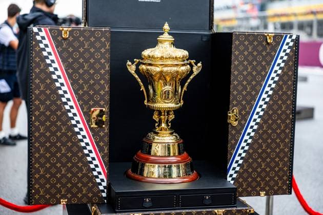 06 07 2025, Silverstone Circuit, Silverstone, FORMULA 1 QATAR AIRWAYS BRITISH GRAND PRIX 2025 , in the picture The winners trophy Photo by Martin Trenkler Hasan Bratic DeFodi Images
