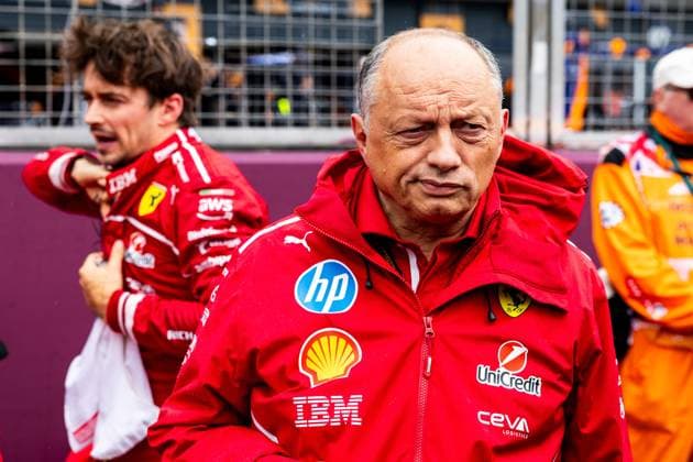 06 07 2025, Silverstone Circuit, Silverstone, FORMULA 1 QATAR AIRWAYS BRITISH GRAND PRIX 2025 , in the picture Team Principal Frederic Vasseur Scuderia Ferrari Photo by Martin Trenkler Hasan Bratic DeFodi Images