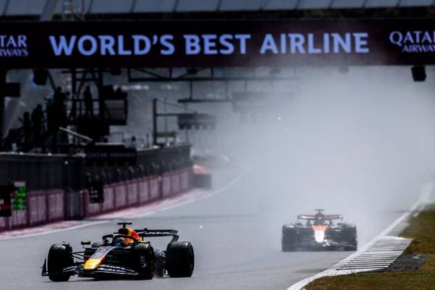 06 07 2025, Silverstone Circuit, Silverstone, FORMULA 1 QATAR AIRWAYS BRITISH GRAND PRIX 2025 , in the picture Max Verstappen NLD , Oracle Red Bull Racing Photo by Martin Trenkler Hasan Bratic DeFodi Images