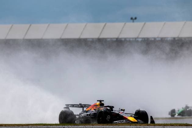 06 07 2025, Silverstone Circuit, Silverstone, FORMULA 1 QATAR AIRWAYS BRITISH GRAND PRIX 2025 , in the picture Max Verstappen NLD , Oracle Red Bull Racing Photo by Martin Trenkler Hasan Bratic DeFodi Images