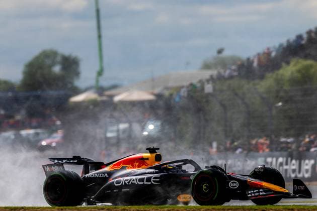 06 07 2025, Silverstone Circuit, Silverstone, FORMULA 1 QATAR AIRWAYS BRITISH GRAND PRIX 2025 , in the picture Max Verstappen NLD , Oracle Red Bull Racing Photo by Martin Trenkler Hasan Bratic DeFodi Images